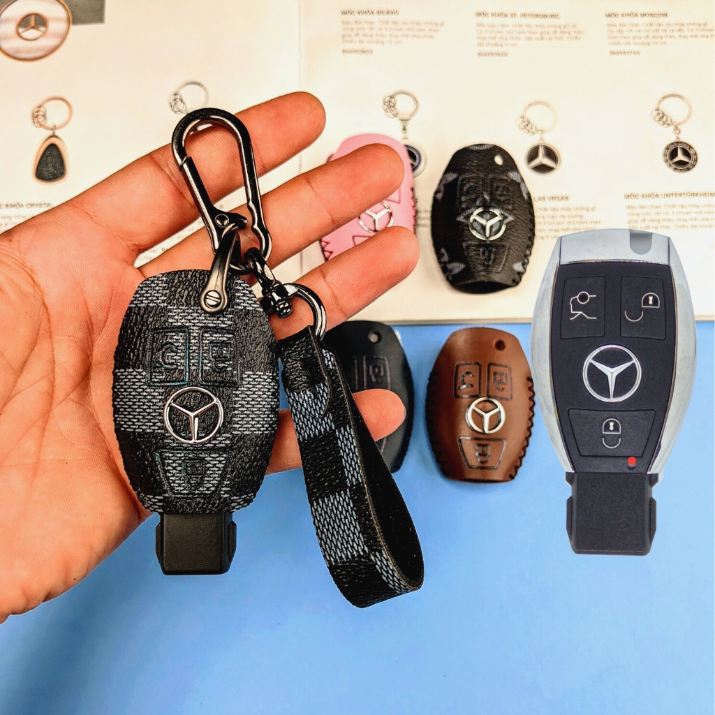 Bao Da Chìa Khóa Mercedes,Bọc Chìa Khóa Mercedes (M1 MÓC D)
