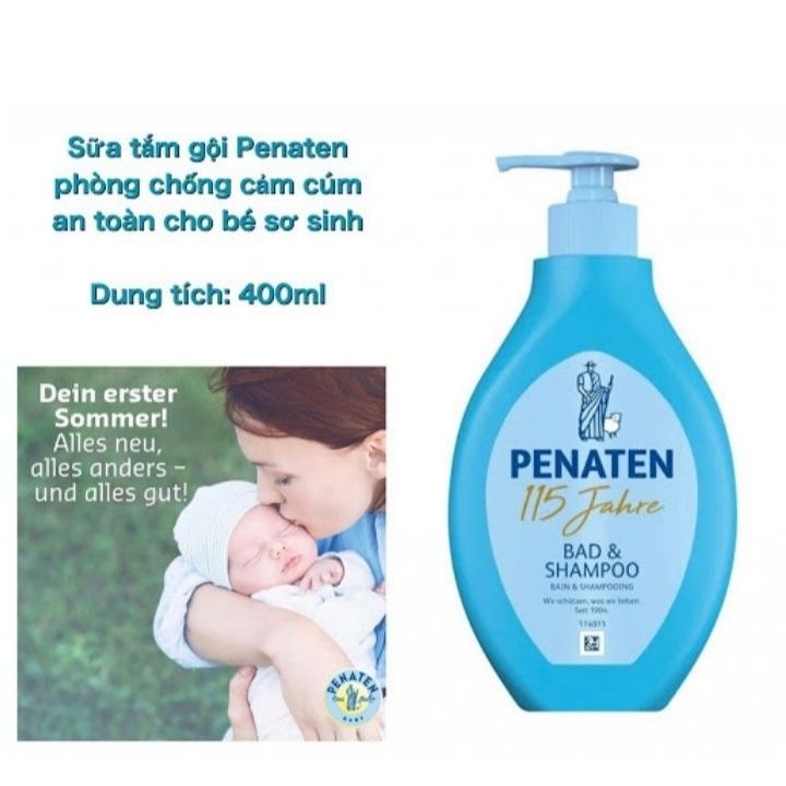 Sữa tắm Penaten 400ml chống cảm cúm cho bé từ sơ sinh