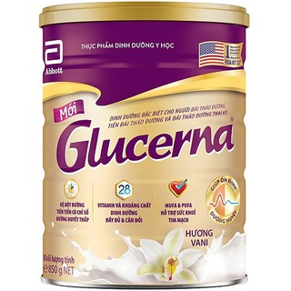 [MẪU MỚI] Sữa dinh dưỡng ABBOTT GLUCERNA dành cho người đái tháo đường - 850g