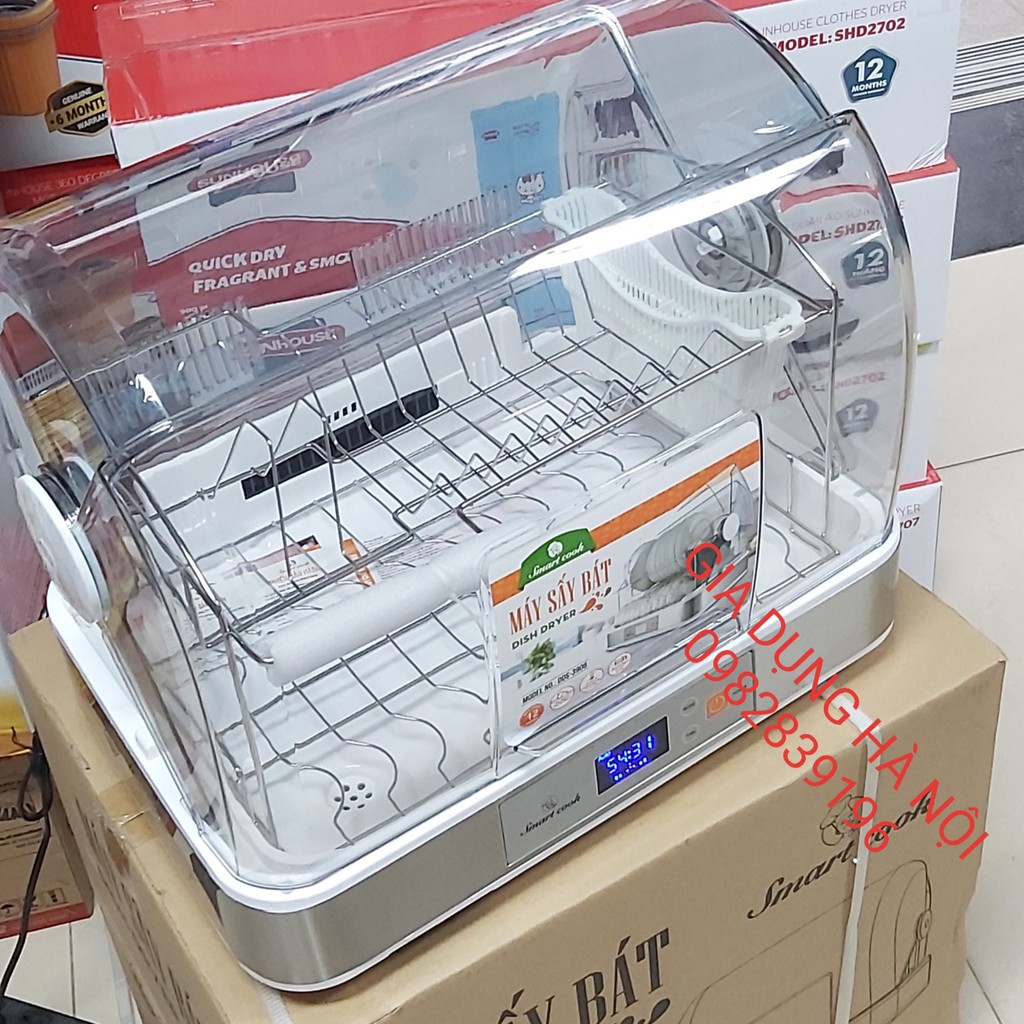Máy sấy bát diệt khuẩn Elmich Smartcook 3906, 45L HÀNG CHÍNH HÃNG