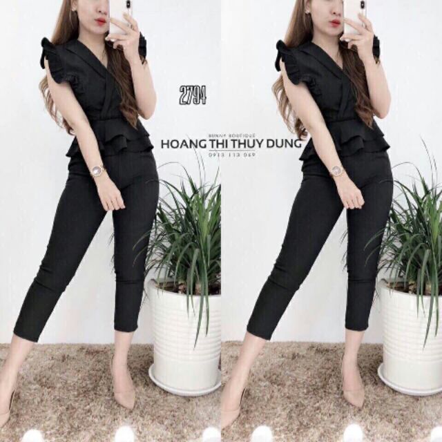 Set bộ nữ chất liệu cát hàn dễ thương