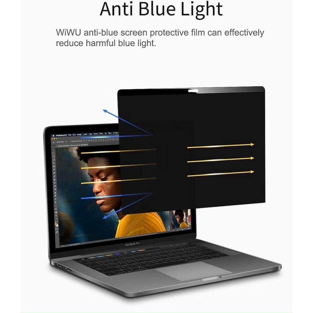 Miếng dán film Chống Nhìn Trộm WiWU cho MacBook Pro 14.2/MacBook Air 13.3/13pro