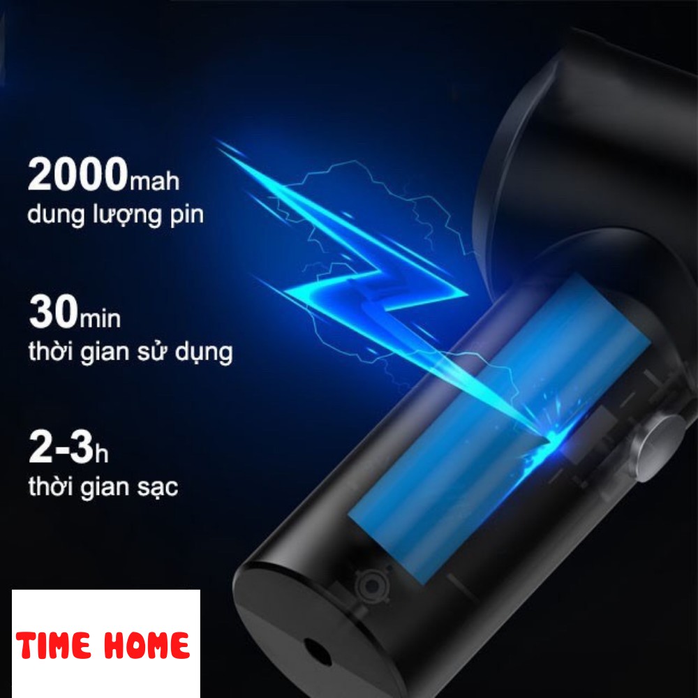 Máy hút bụi ô tô , máy hút sạc USB không dây mini cầm tay lực hút mạnh TIME HOME | BigBuy360 - bigbuy360.vn