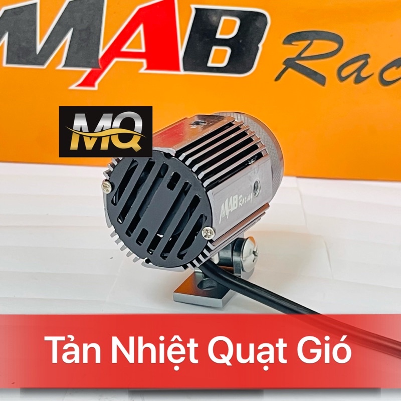 Đèn Trợ Sáng Mini 2 Mầu Cos Vàng pha Trắng VỎ NHÔM BẠC Chất Lượng Cao Trợ Sáng Bi Cầu Mini M3MINI