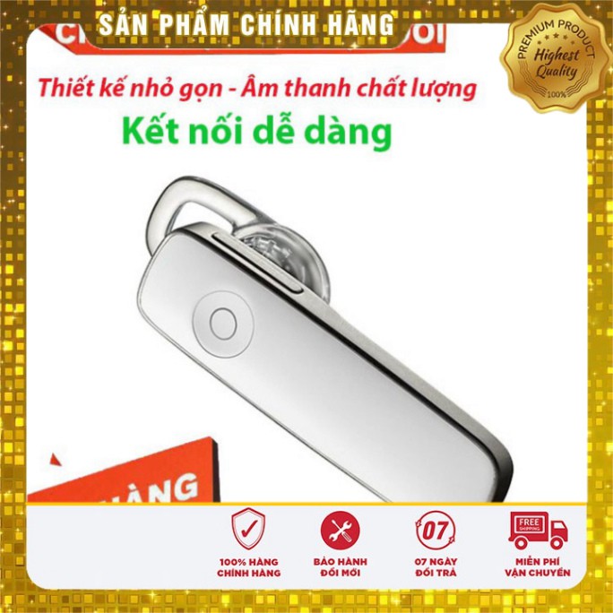 Tai Nghe Bluetooth Tai Nghe Không Dây Màu Trắng Kèm Mic Đàm Thoại Nghe Nhạc Wireless Headset M165 | BigBuy360 - bigbuy360.vn