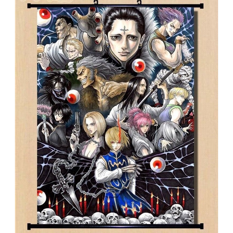 Tranh Vải Bạt Treo Tường Trang Trí In Hình Anime Hunter X Hunter Killua Zoldyck