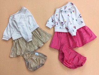 Đầm xoè bé gái