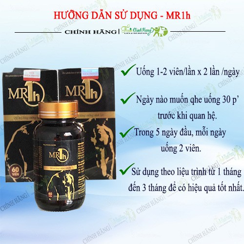 Mr1h – Viên uống thảo dược tăng cường sinh lý nam HỘP 60 VIÊN [CHÍNH HÃNG]