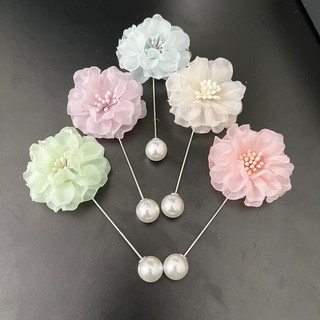 Hoa cài áo handmade nhiều màu sắc