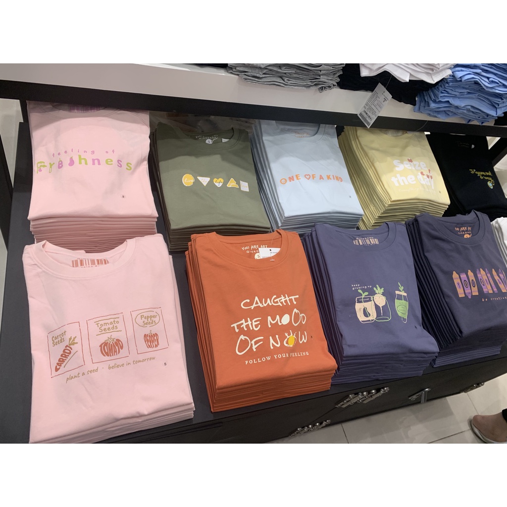 Áo Thun Nữ Ngắn Tay In Hình Giordano 05391211