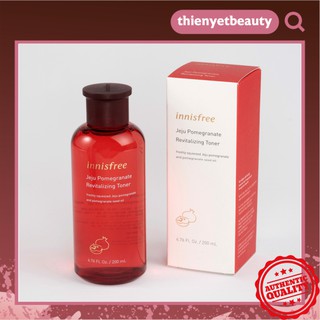 200ML - Nước hoa hồng lựu đỏ Jeju Pomegranate Revitalizing Toner