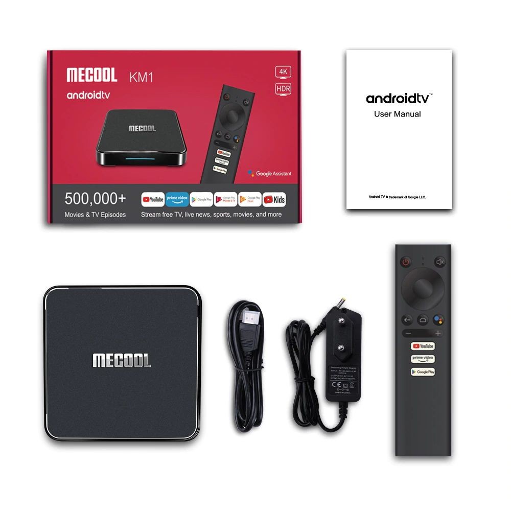 Android TV Box Mecool KM1 bản quyền Google, điều khiển giọng nói Ram 4G - KM1 Android TV 9