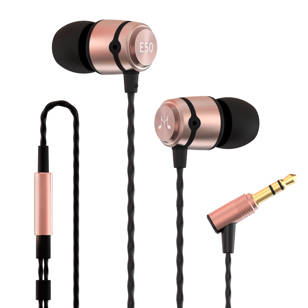 Tai Nghe Nhét Tai SoundMAGIC E50 Màu Đỏ/Đen Chống Ồn Thoải Mái