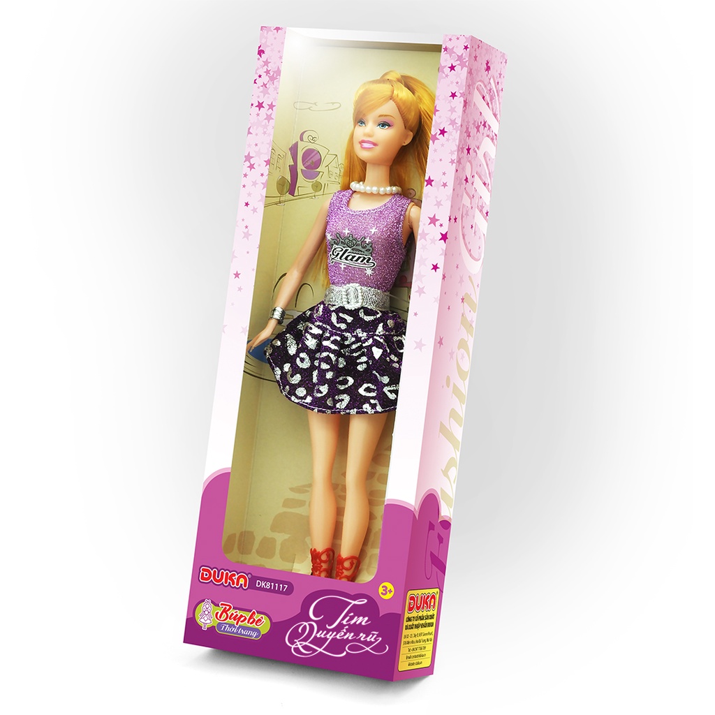 Búp Bê Thời Trang - Tím Quyến Rũ DK81117 - Duka
