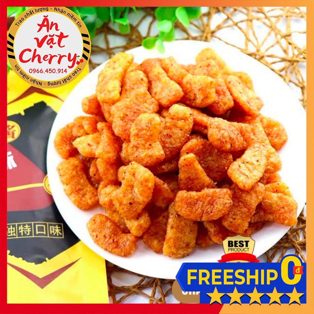THỊT HỔ CAY - TÓP MỠ BÒ CAY - Đồ ăn vặt nội địa [Ăn Vặt Cherry]