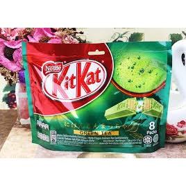 TÚI 8+2 THANH SOCOLA KITKAT MATCHA TRÀ XANH