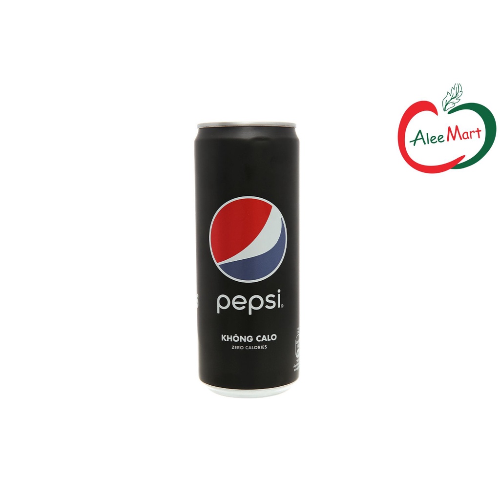 PEPSI Không Calo 320mL x Lon