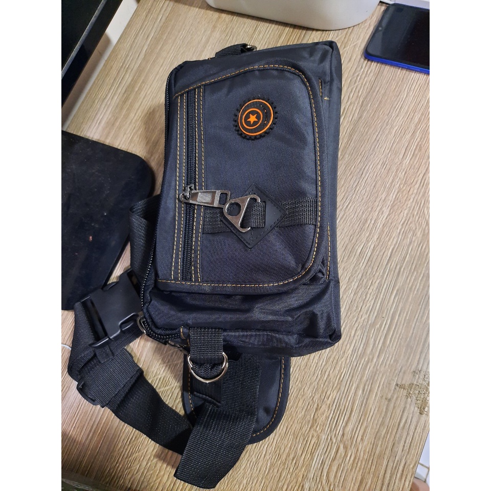 Túi đeo bao tử.trước bụng Shalla (đen,xanh) FV54 | BigBuy360 - bigbuy360.vn