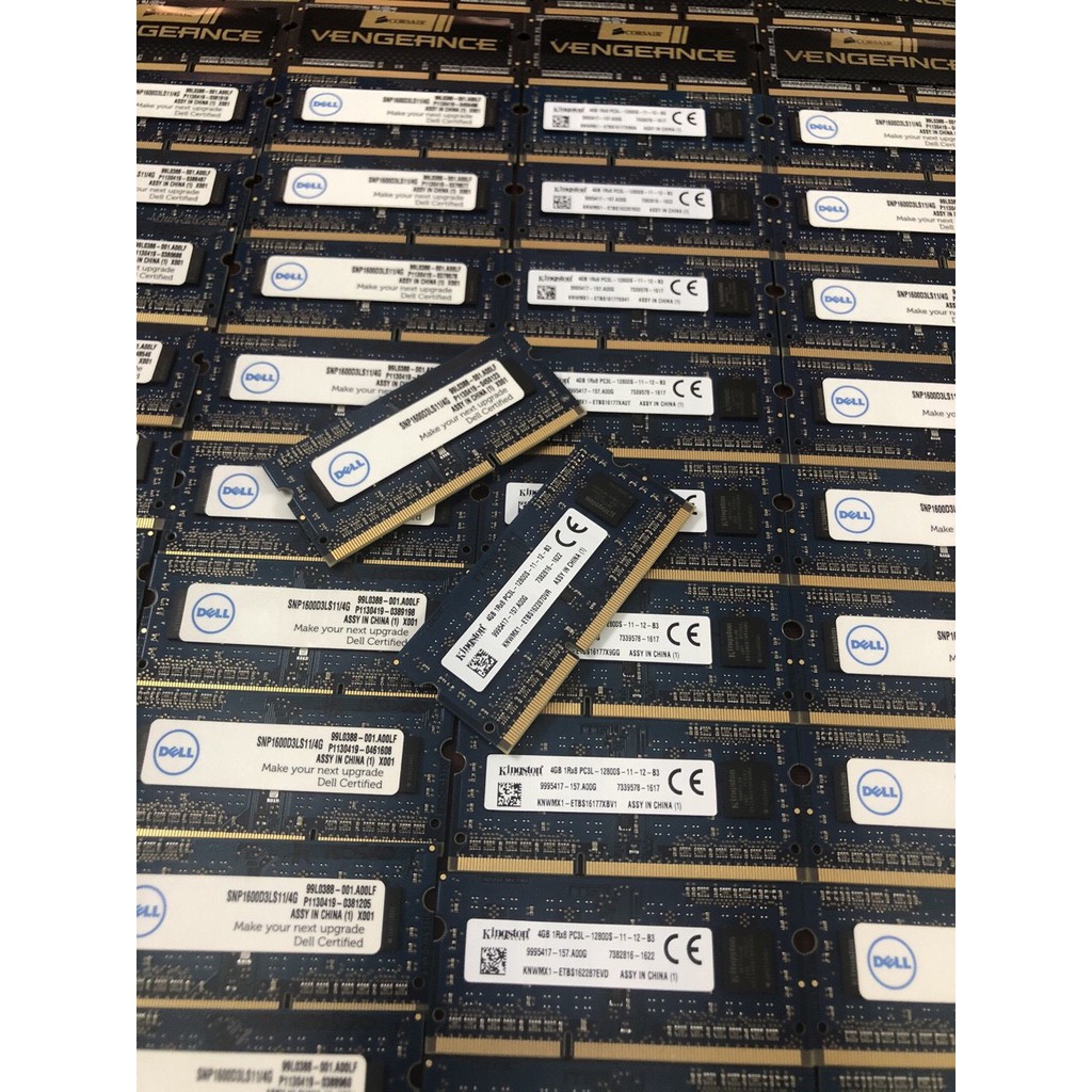 Ram Laptop 4GB 2GB DDR3 DDR3L bus 1600 1333 PC3 nhiều hãng micron  hynix  samsung . . .