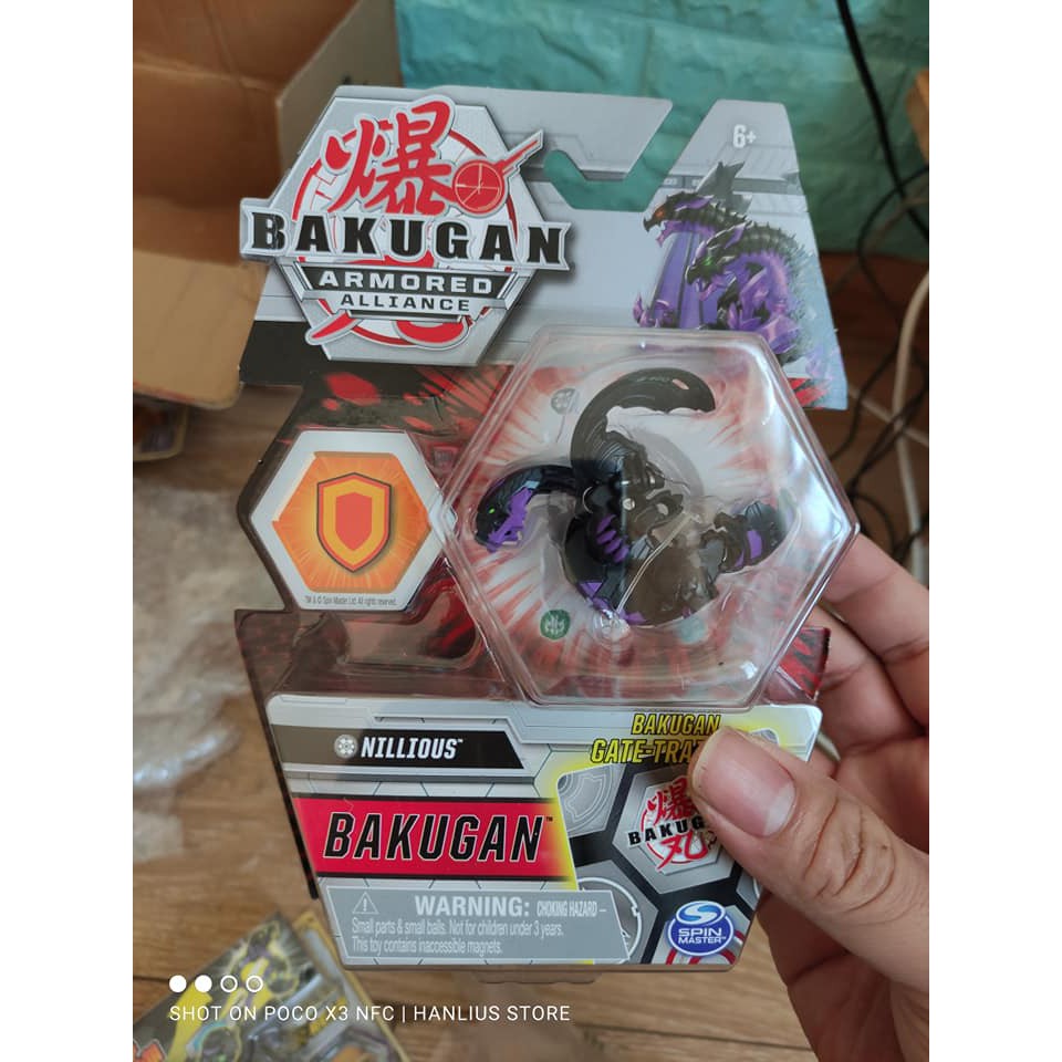 mô hình bakutech bakugan chính hãng tomy takara armored alliance nillious