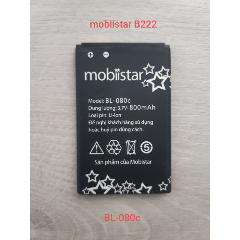 pin mobiistar B222 (BL-080c)