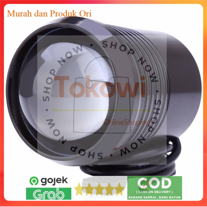 Đèn Led 1200 Lumens 30W - U2 Đen Chất Lượng Cao Dành Cho Xe Mô Tô