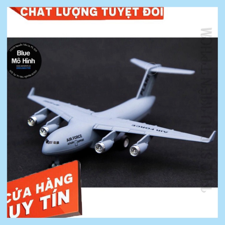 Y NHƯ THẬT- Mô hình máy bay sắt vận tải Boeing C17 Air Force