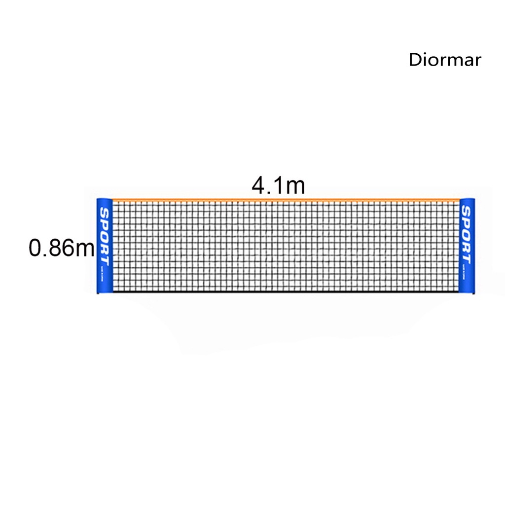 Lưới chơi cầu lông bằng nylon dày dặn có thể gấp gọn kèm thanh đỡ