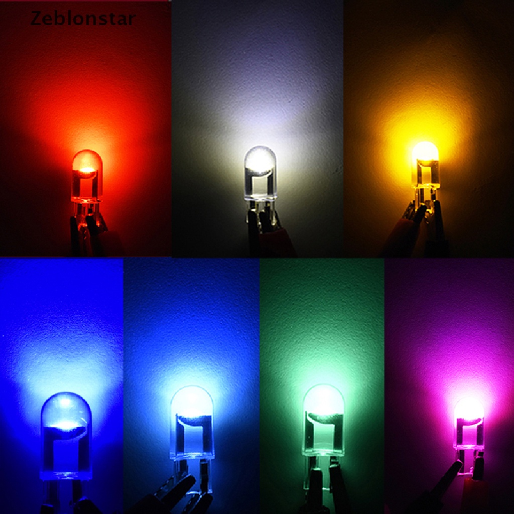 Set 10 Bóng Đèn LED W5W T10 Cob Chuyên Dụng Cho Xe Hơi Xe Tải
