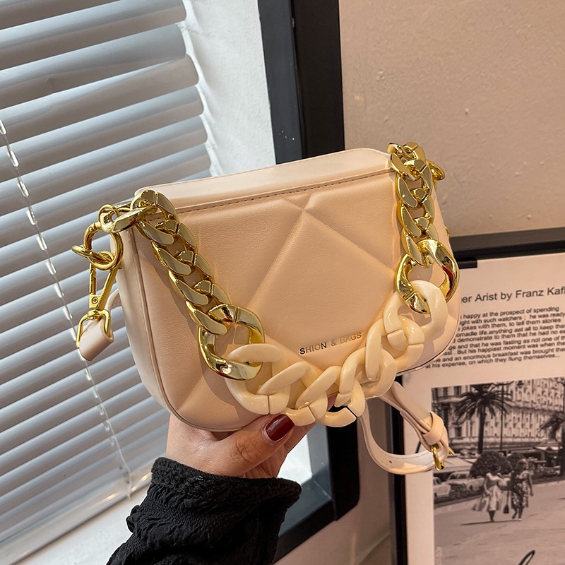 Túi xách đeo vai IELGY hình vuông nhỏ phong cách sành điệu cho nữ