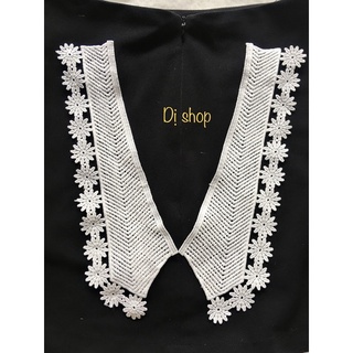 CỔ COTTON DÀY DẶN 2 lá 2 bên ( không kèm cúc)