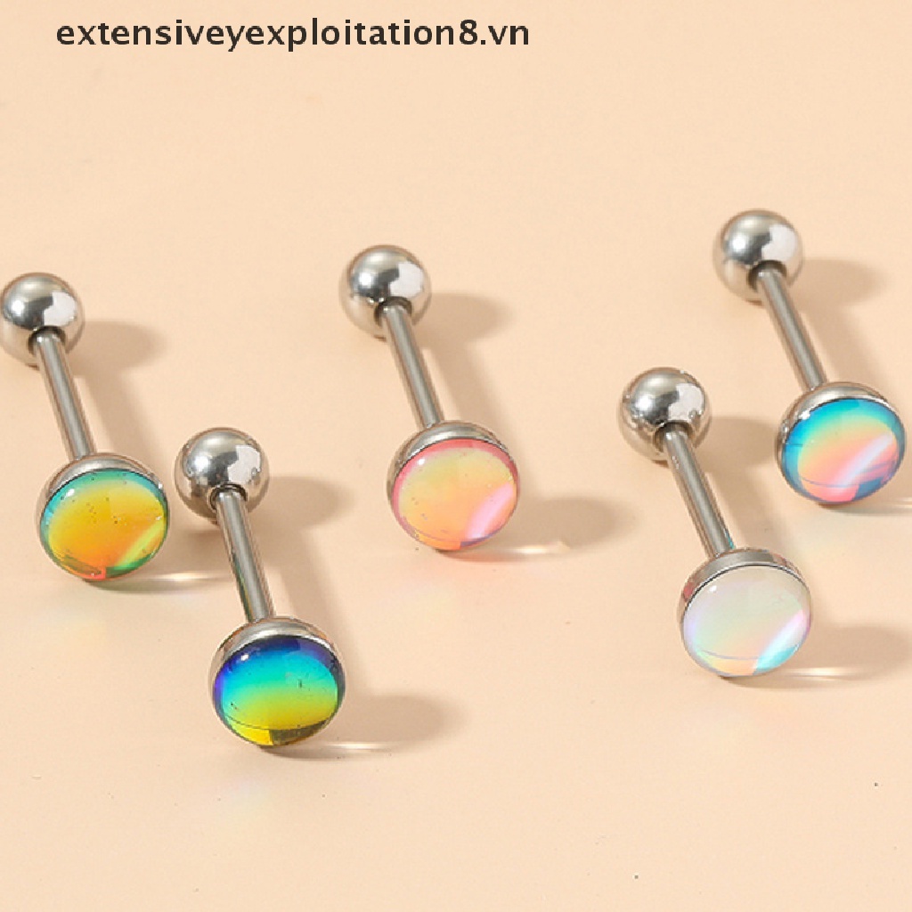 Khuyên xỏ lưỡi bằng thép phẫu thuật chống dị ứng an toàn sức khỏe