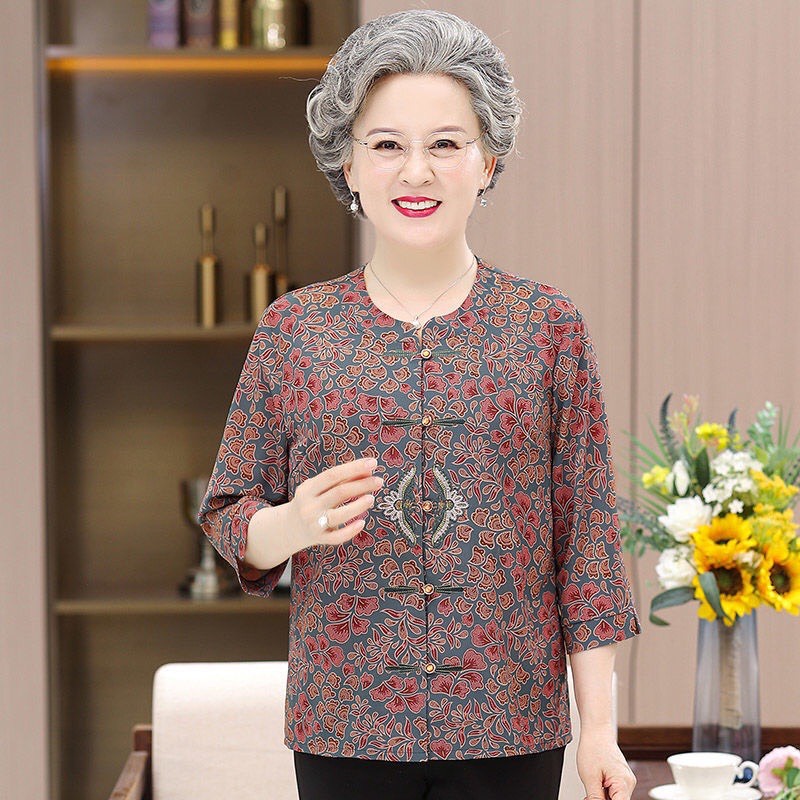 ÁO SƠ MI DỰ TIỆC CAO CẤP NGƯỜI GIÀ TRUNG NIÊN, lá phong mới