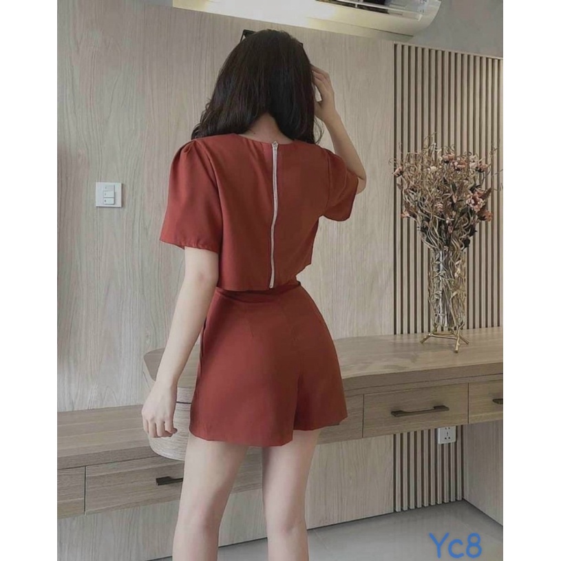 SÉT BỘ KHÓA KÉO SAU LƯNG MẶC ĐI CHƠI CHÁNH SẢ TÔN DÁNG PU