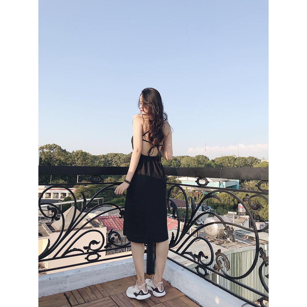 [Mã WASTMAY giảm 15% tối đa 30K đơn 150K] [VIDEO+HÌNH THẬT] Đầm Xòe JUNS DRESS Mẫu Mới (ĐEN) | BigBuy360 - bigbuy360.vn