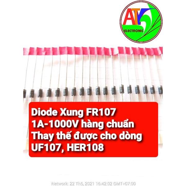 25 diode xung FR107 1A RL207 2A xịn thay cho HER107 HER207 RM1S RM2S được