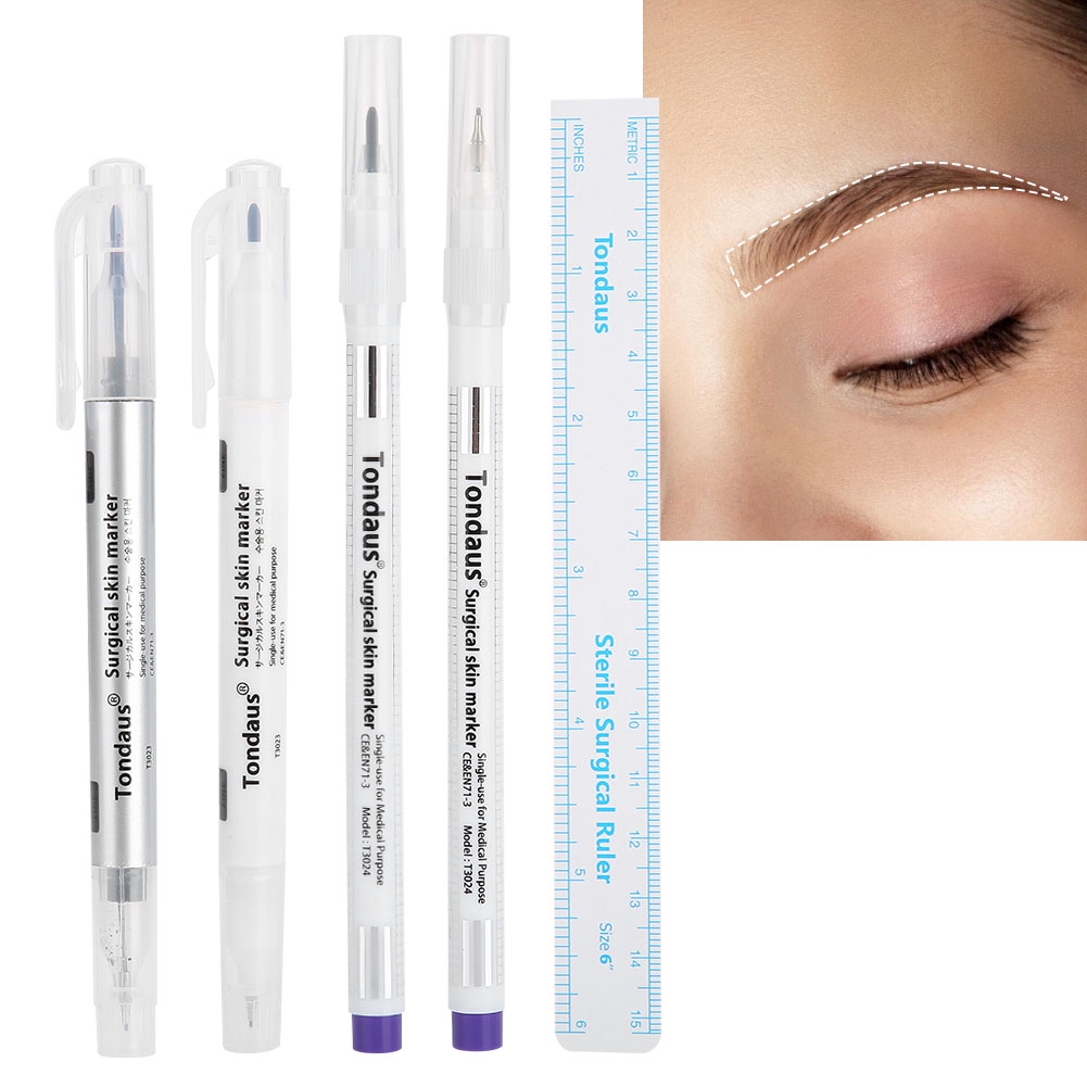 (hàng Mới Về) Bút Đánh Dấu Hỗ Trợ Xăm Lông Mày Tiện Dụng