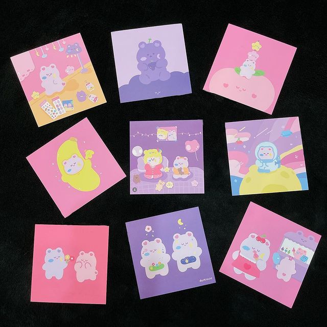 Set 9 Tấm Postcard Đáng Yêu