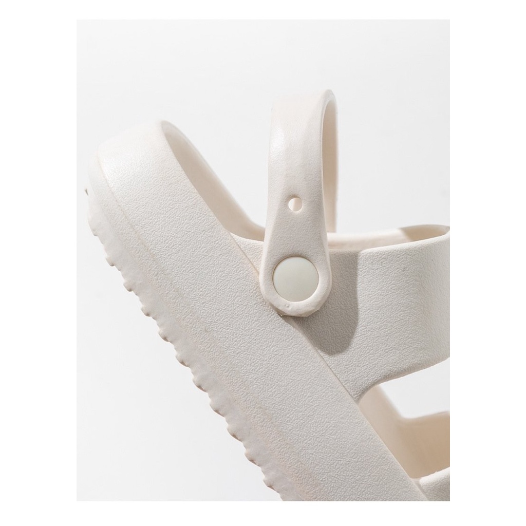 Dép Sandal Nữ Đế Bánh Mỳ Chất EVA Cao 3cm,Giày Sandal Học Sinh Mẫu Mới 2022