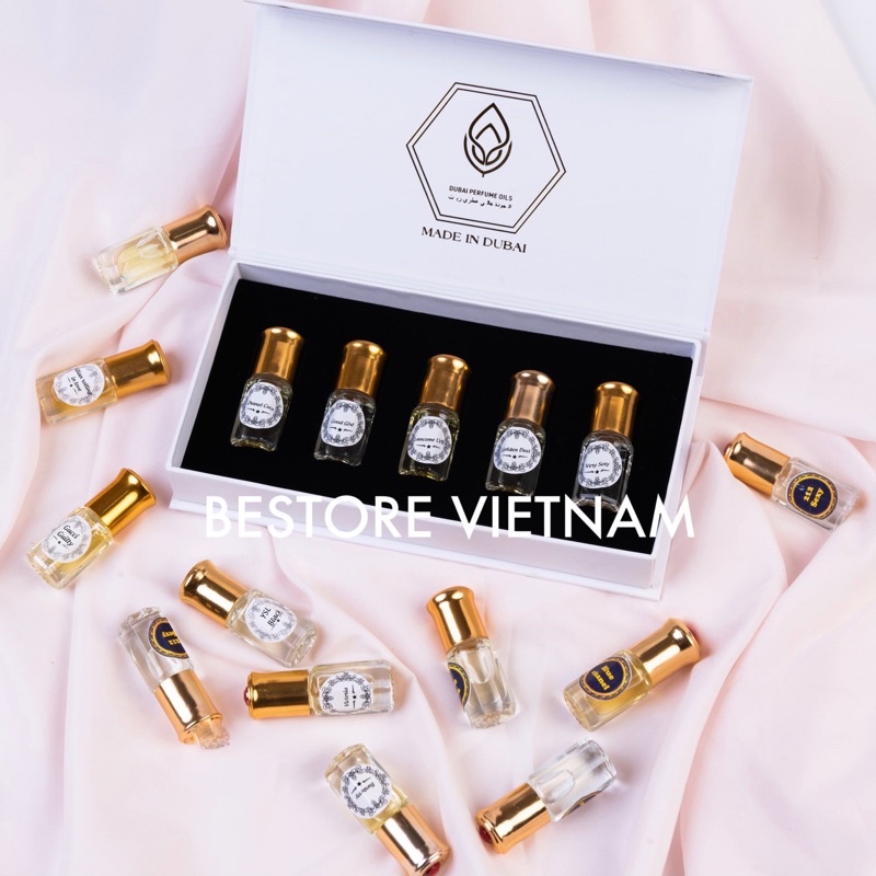 Tinh dầu nước hoa Dubai mini dành cho nữ ngọt ngào, thơm lâu 3ml|20 mùi lựa chọn|Bestore Vietnam