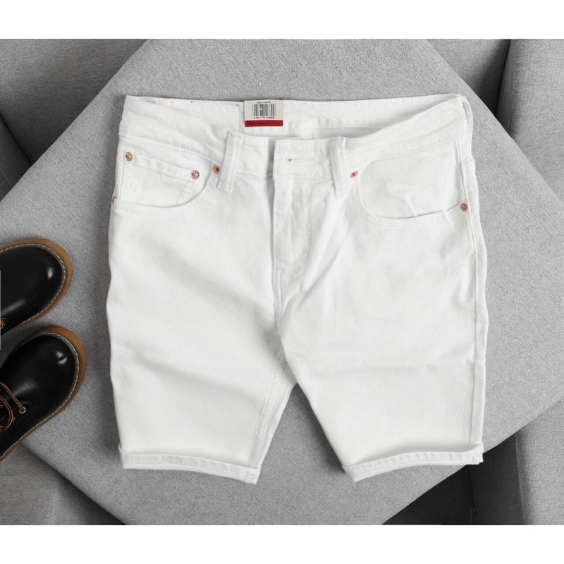 NEW- Quần short nam levi.s 2 màu đen trắng hàng xuất xịn Hải An Jeans *