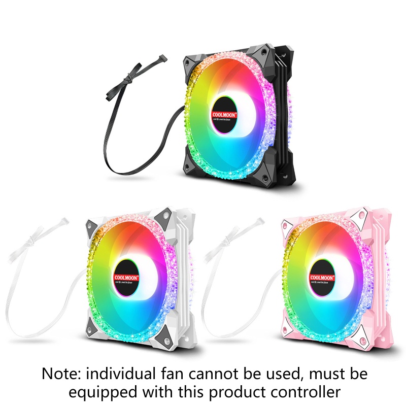 Quạt Tản Nhiệt Nước 120mm Cho Máy Tính 5V 6P RGB