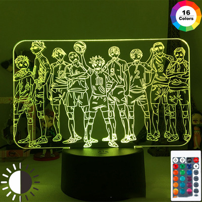 Đèn Ngủ Bóng LED 3D Hình Anime Haikyuu