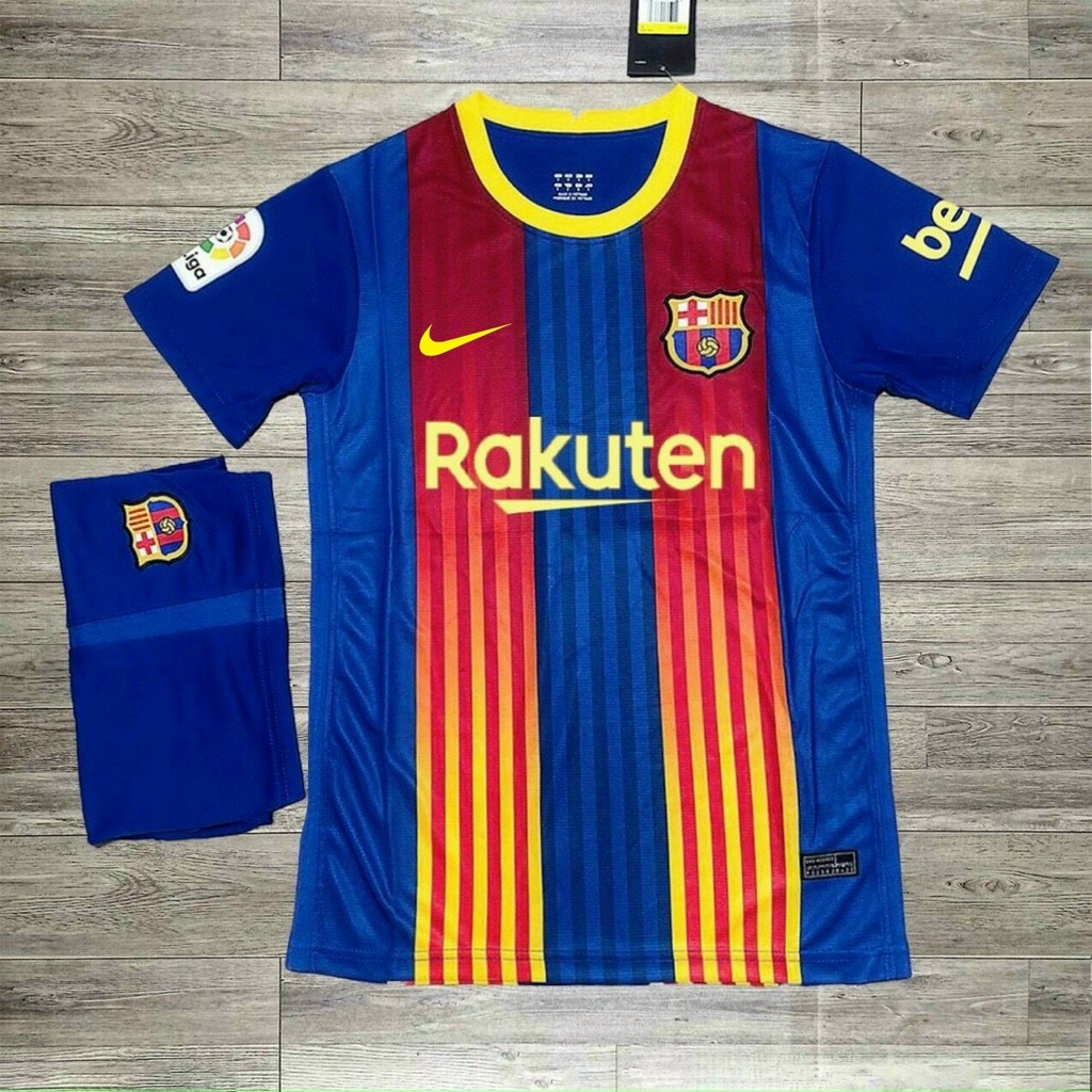 Áo Bóng Đá CLB Barcelona-Quần áo bóng đá vải gai Thái Cao Cấp - Co Giãn 4 Chiều