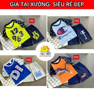 🔥tận gốc🔥20-40kg bbc76 đồ bộ bé trai size đại thun cotton 4c thể thao