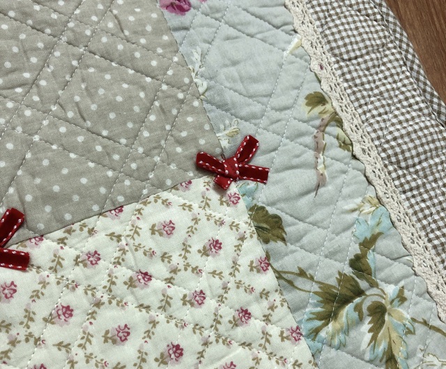 Thanh lý thảm chân quilt vải xuất Nhật