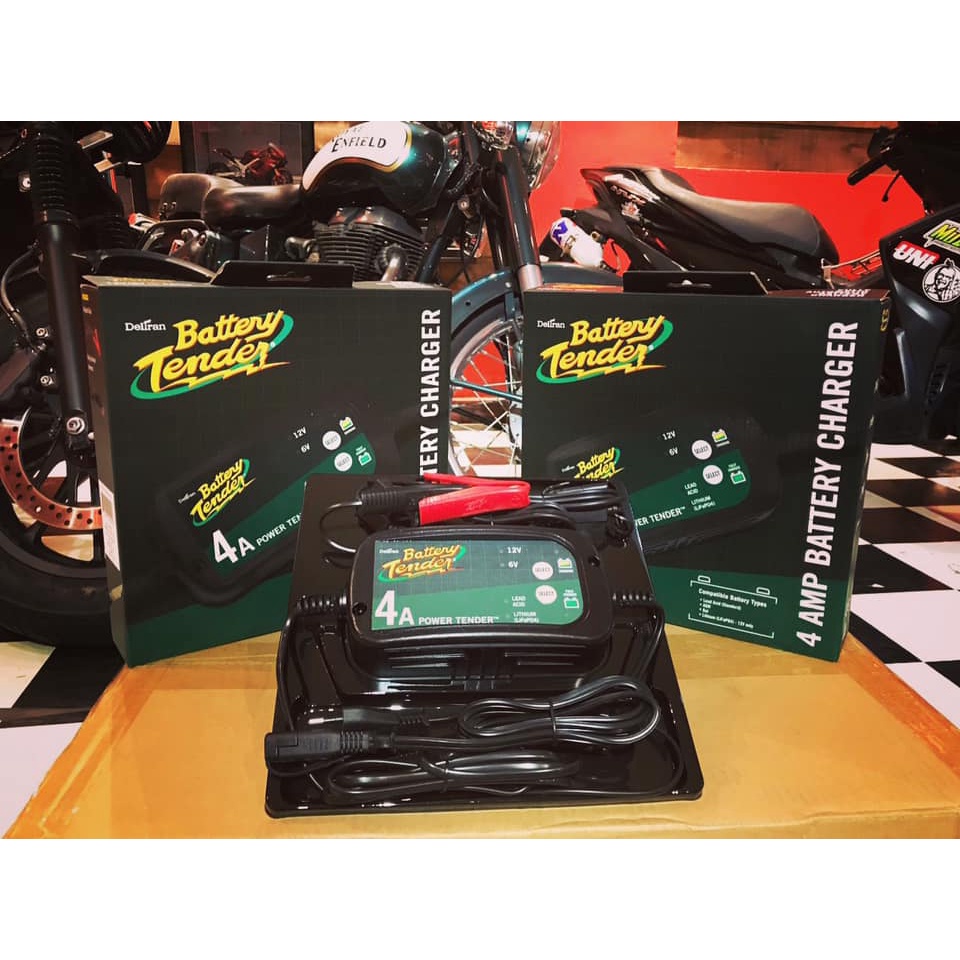 Bộ sạc và bảo dưỡng ắc quy xe máy, ô tô thông minh Battery Tender 4A  USA- Bảo hành 5 năm