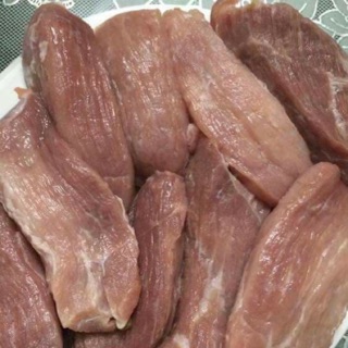 Thịt lợn giả bò khô