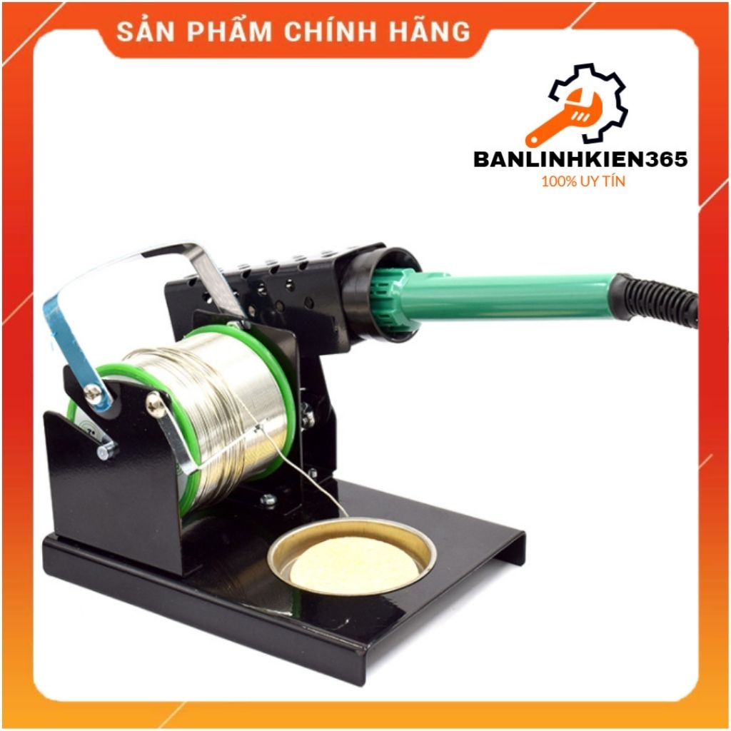 Giá đỡ mỏ hàn kèm kệ thiếc hàn loại tốt chống mũi hàn tiếp xúc với bên ngoài