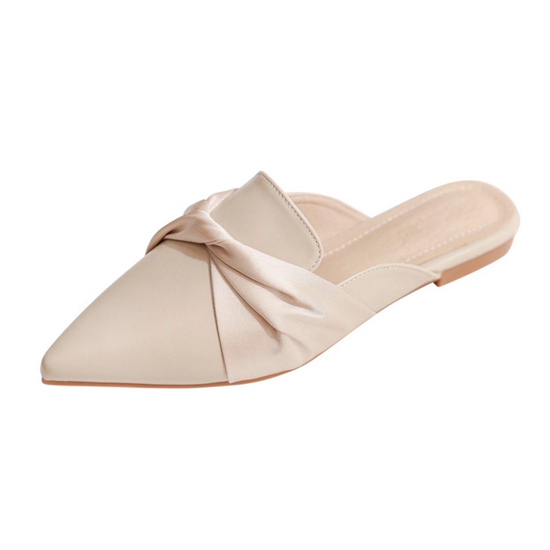 Dép bít mũi IELGY đế bằng thanh lịch thời trang cho nữ